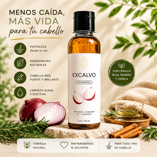 Shampoo Excalvo - Para un cabello mas fuerte