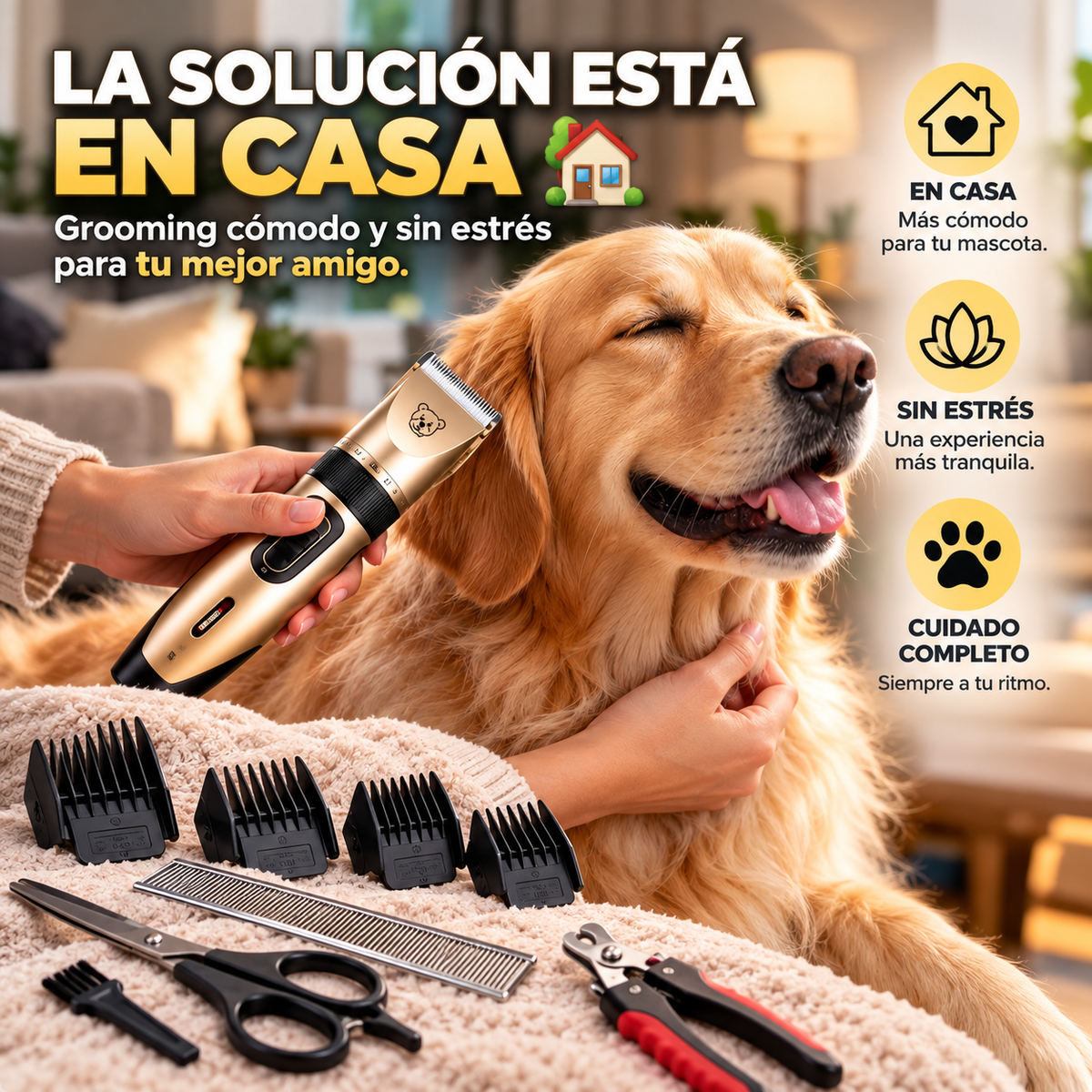 Cortador De Pelo Para Mascotas